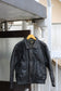 Men's Black Short Leather Jacket x6点