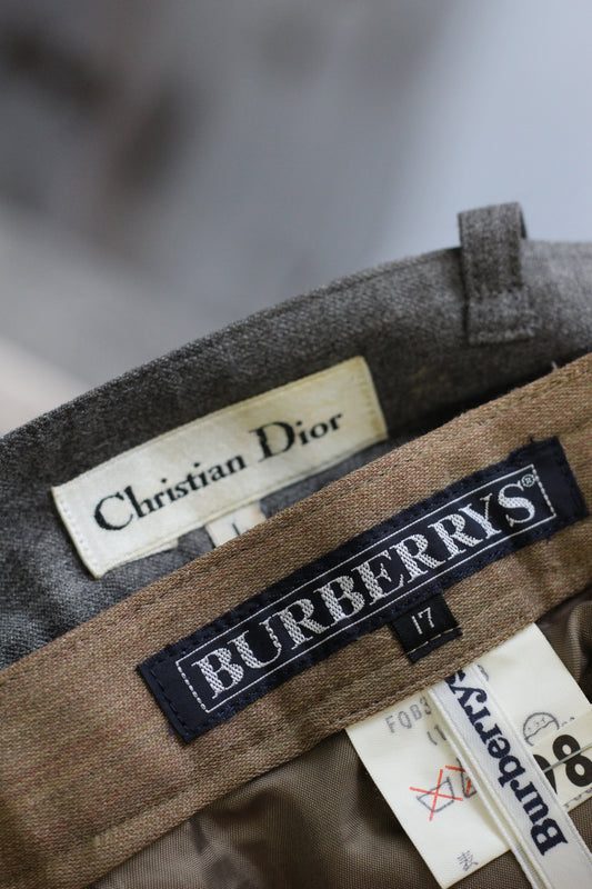 Christian Dior & Burberrys Women's Slacks set x2点