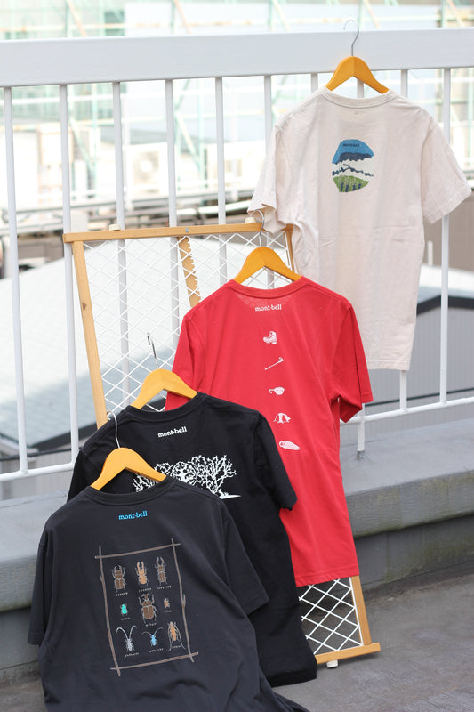 mont-bell Back Print T-Shirt x8点