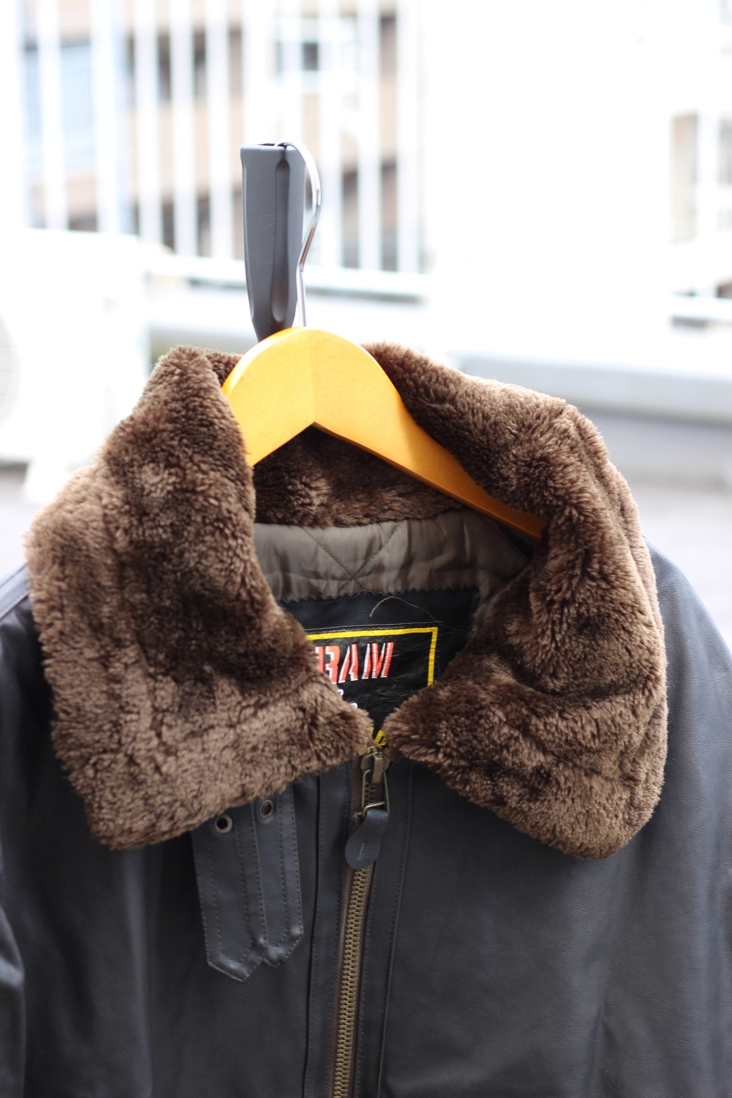 Men's Flight Jacket Leather Jacket x5点