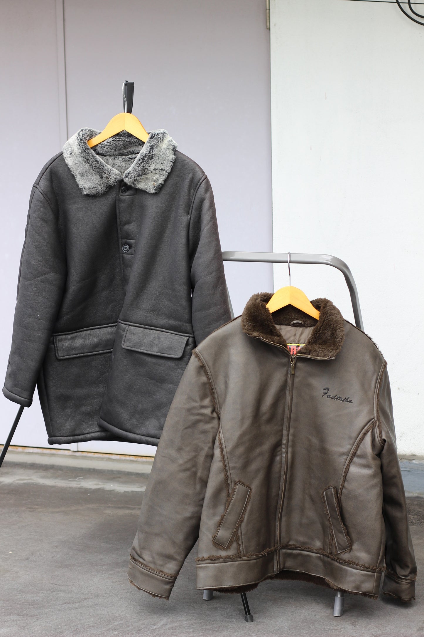 Men's Flight Jacket Leather Jacket x5点