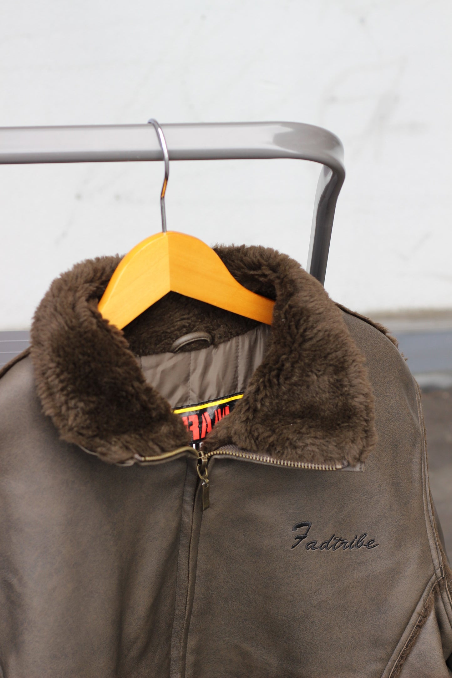 Men's Flight Jacket Leather Jacket x5点