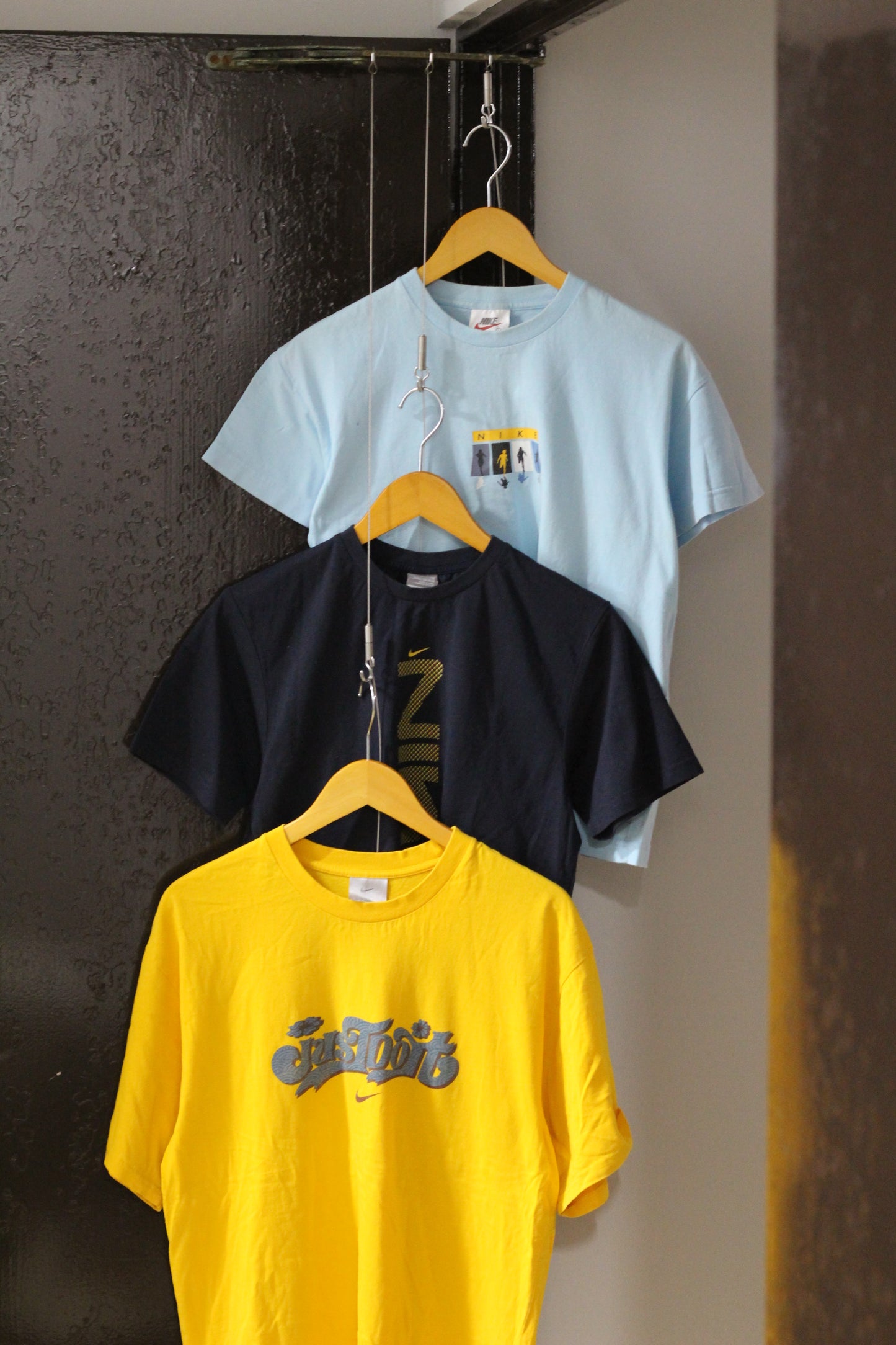 00's Old NIKE Y2K Style Print T-Shirt x7点