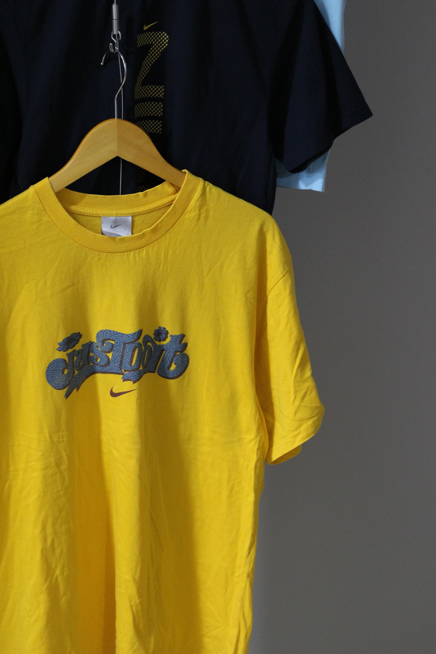 00's Old NIKE Y2K Style Print T-Shirt x7点