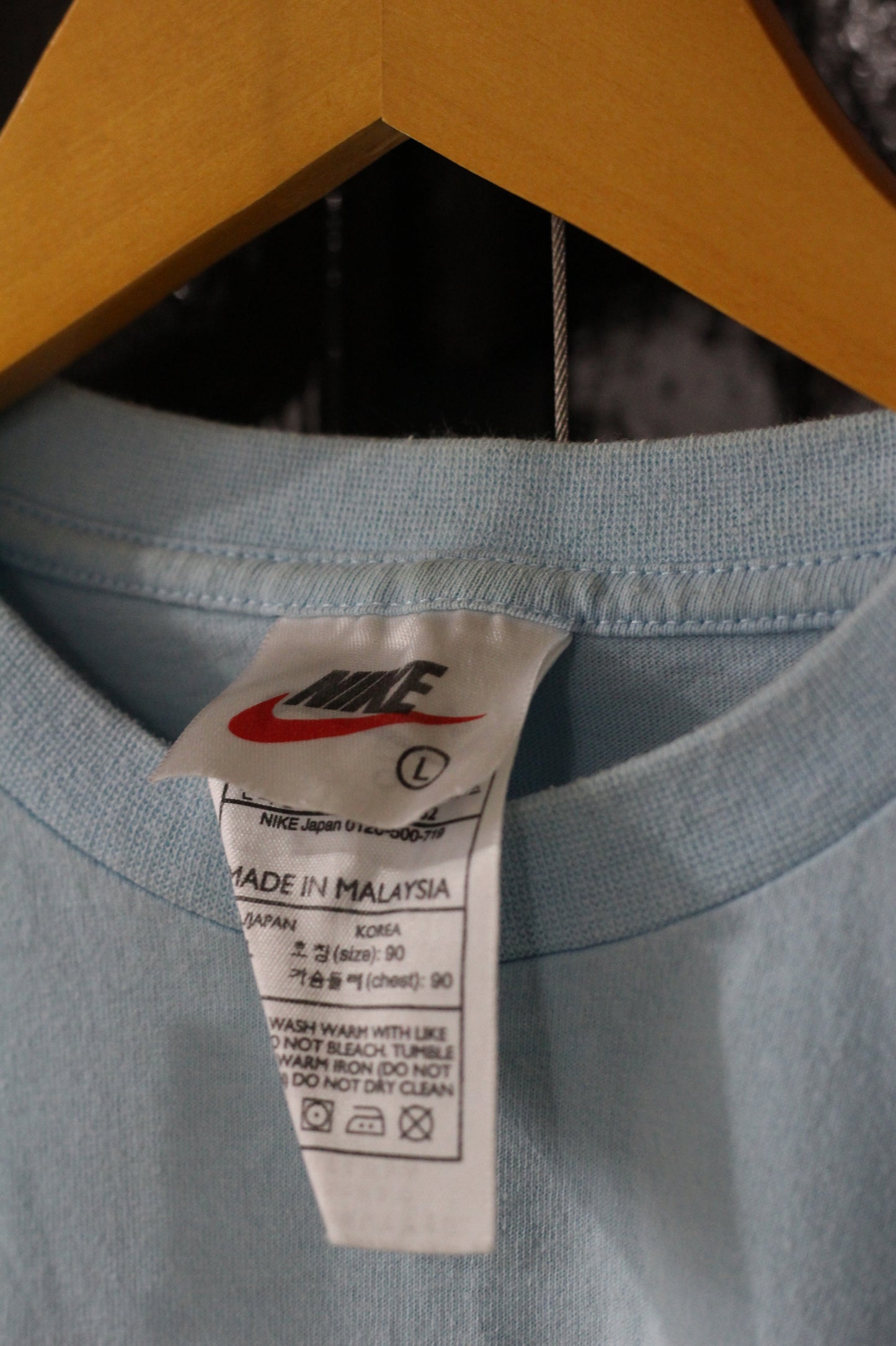 00's Old NIKE Y2K Style Print T-Shirt x7点