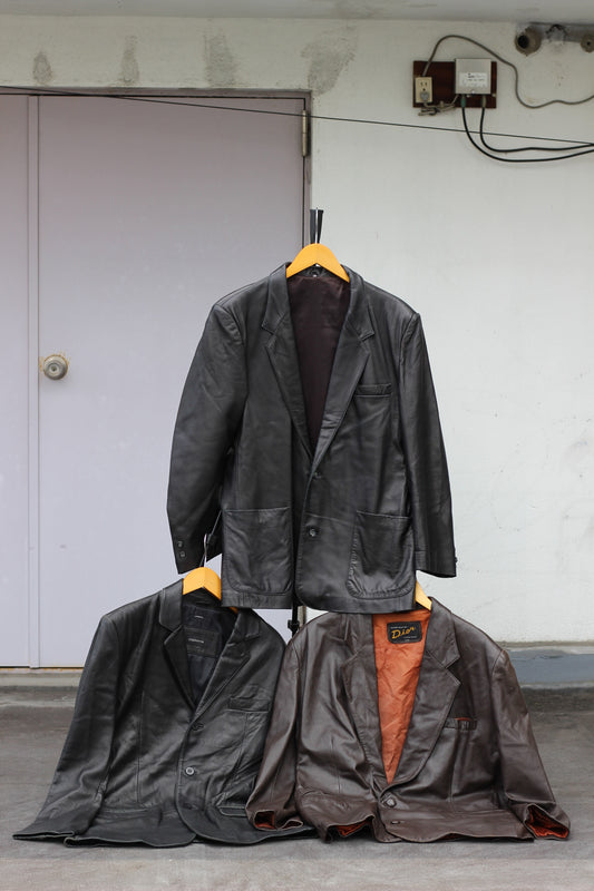 Men's Leather Tailored Jacket x5点