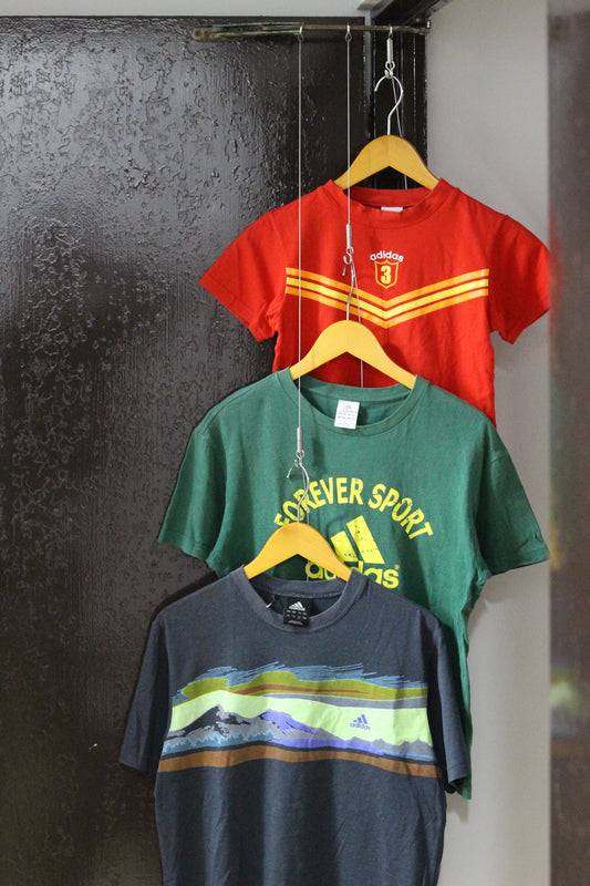 00's Old adidas Y2K Style T-Shirt x5点
