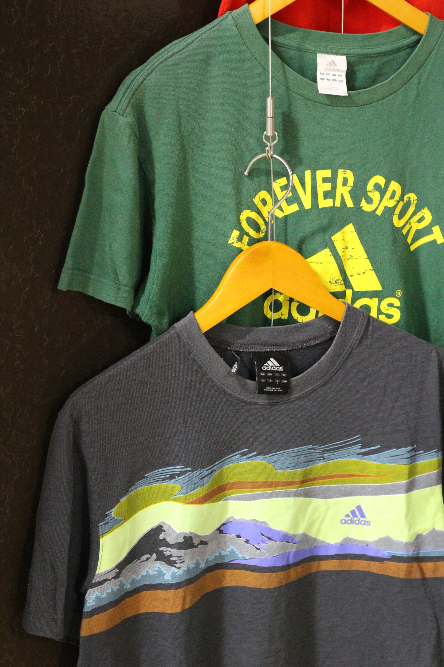 00's Old adidas Y2K Style T-Shirt x5点