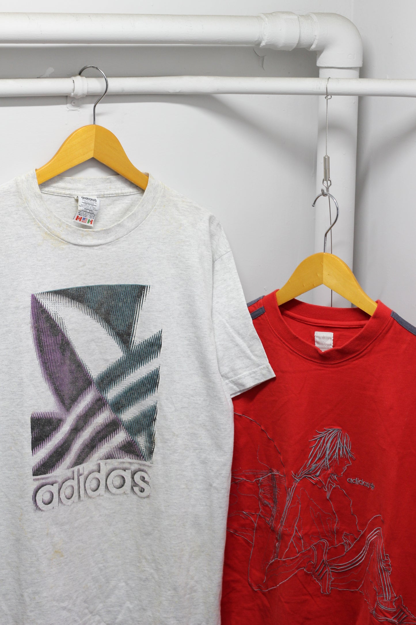 80's adidas Vintage T-Shirt x2点