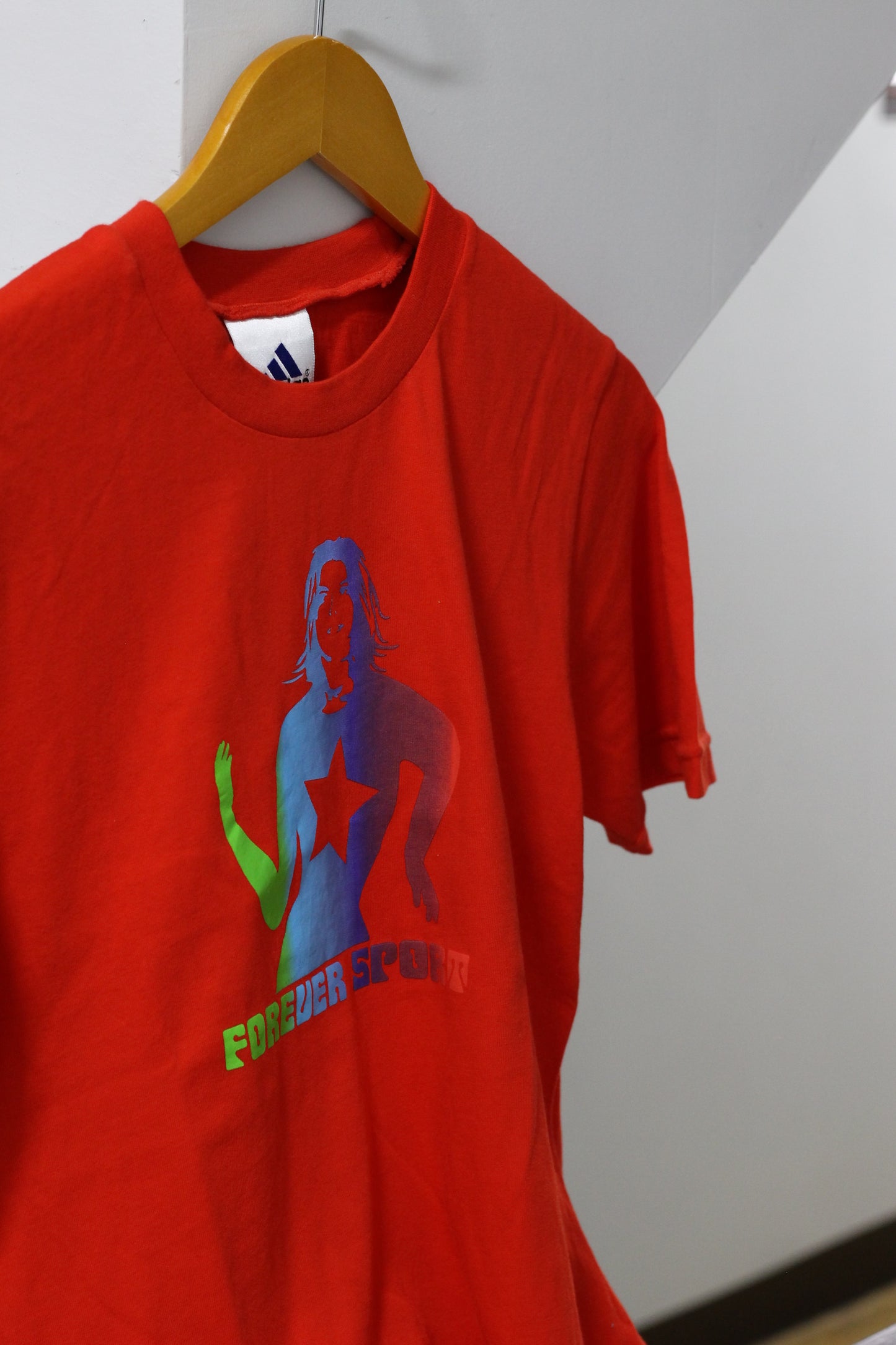 90-00's adidas Y2K Graphic Print T-Shirt x4点