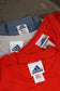 90-00's adidas Y2K Graphic Print T-Shirt x4点