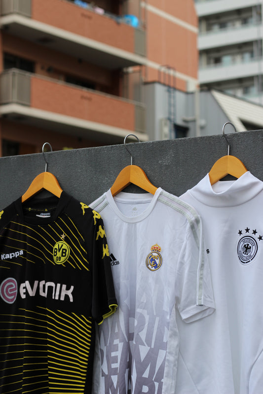 2009-2010 Borussia Dortmund Jersey, Real Madrid & Germany National Team Training Shirts set x3点