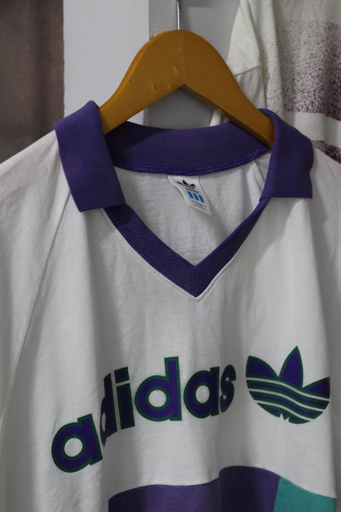 90's adidas Vintage Print T-Shirt x2点