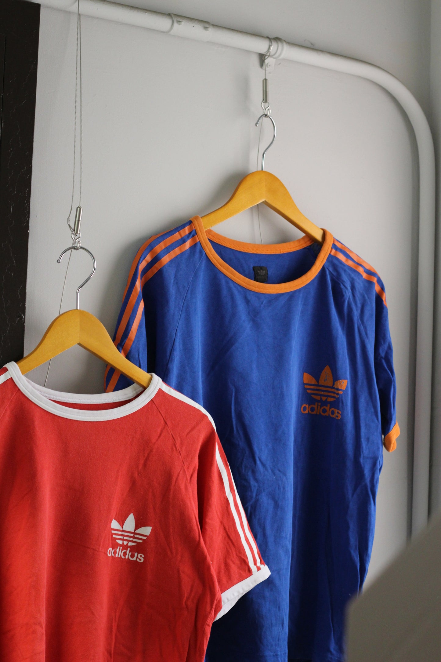 00's adidas Y2K Style Ringer T-Shirt x2点