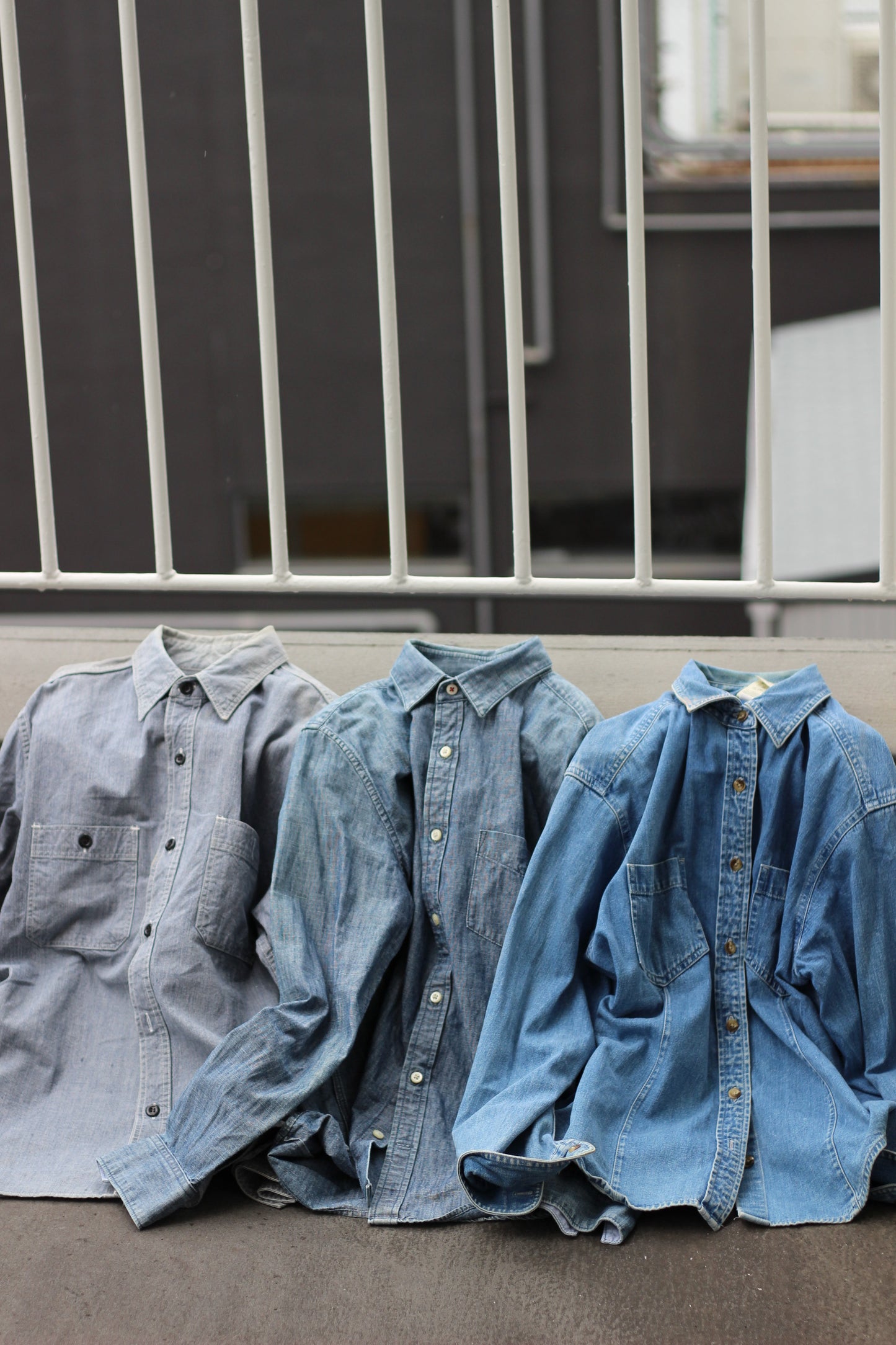 Men's Brand Denim Shirts x3点