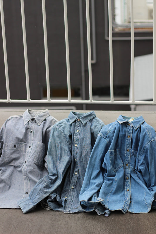 Men's Brand Denim Shirts x3点