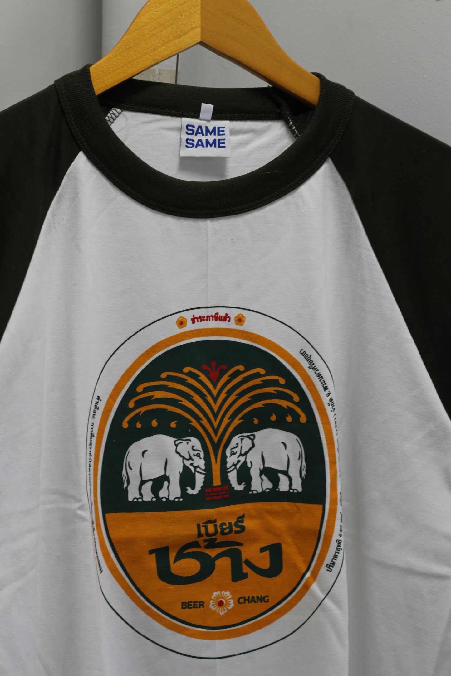 Men's Vintage Liquor Brand Printed T-Shirt x3点