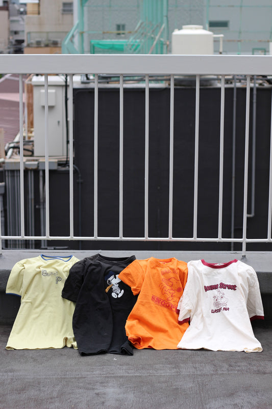 Character & Ringer T-Shirt x4点