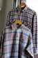 Men's Purple Check Flannel Shirt x2点