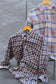 Men's Purple Check Flannel Shirt x2点