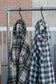 Men's Green & Blue Check Flannel Shirt x5点