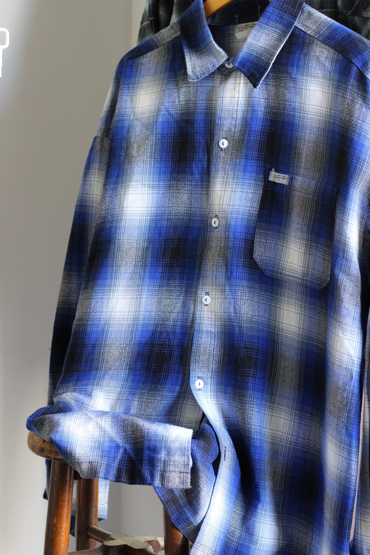Men's Ombre Check Shirt x3点