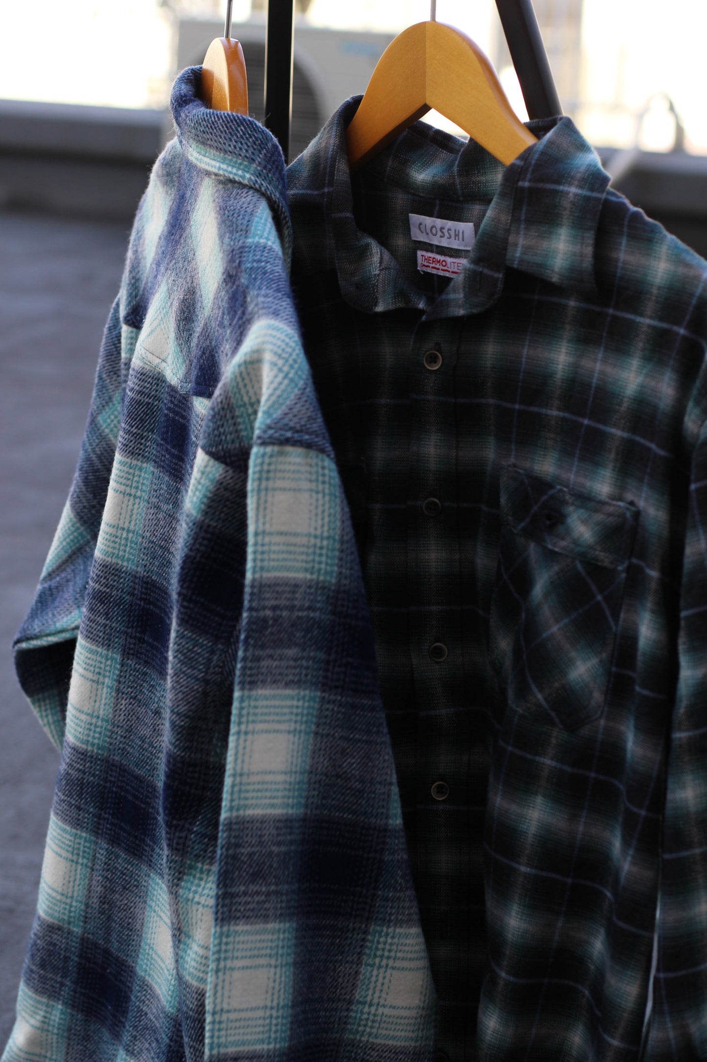 Men's Ombre Check Shirt x3点