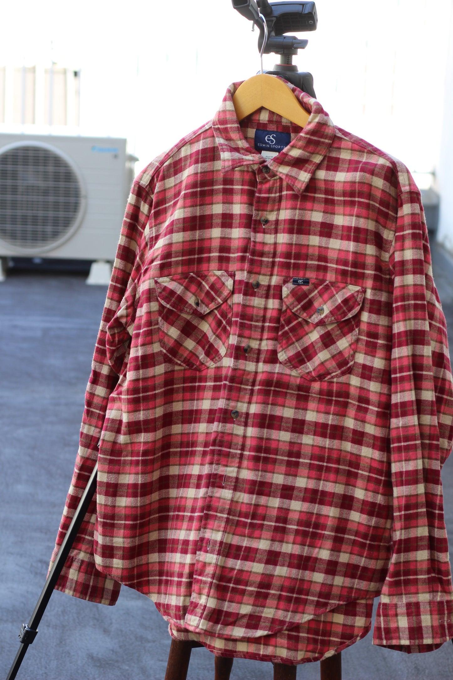 Men's Red Check Flannel Shirt x8点