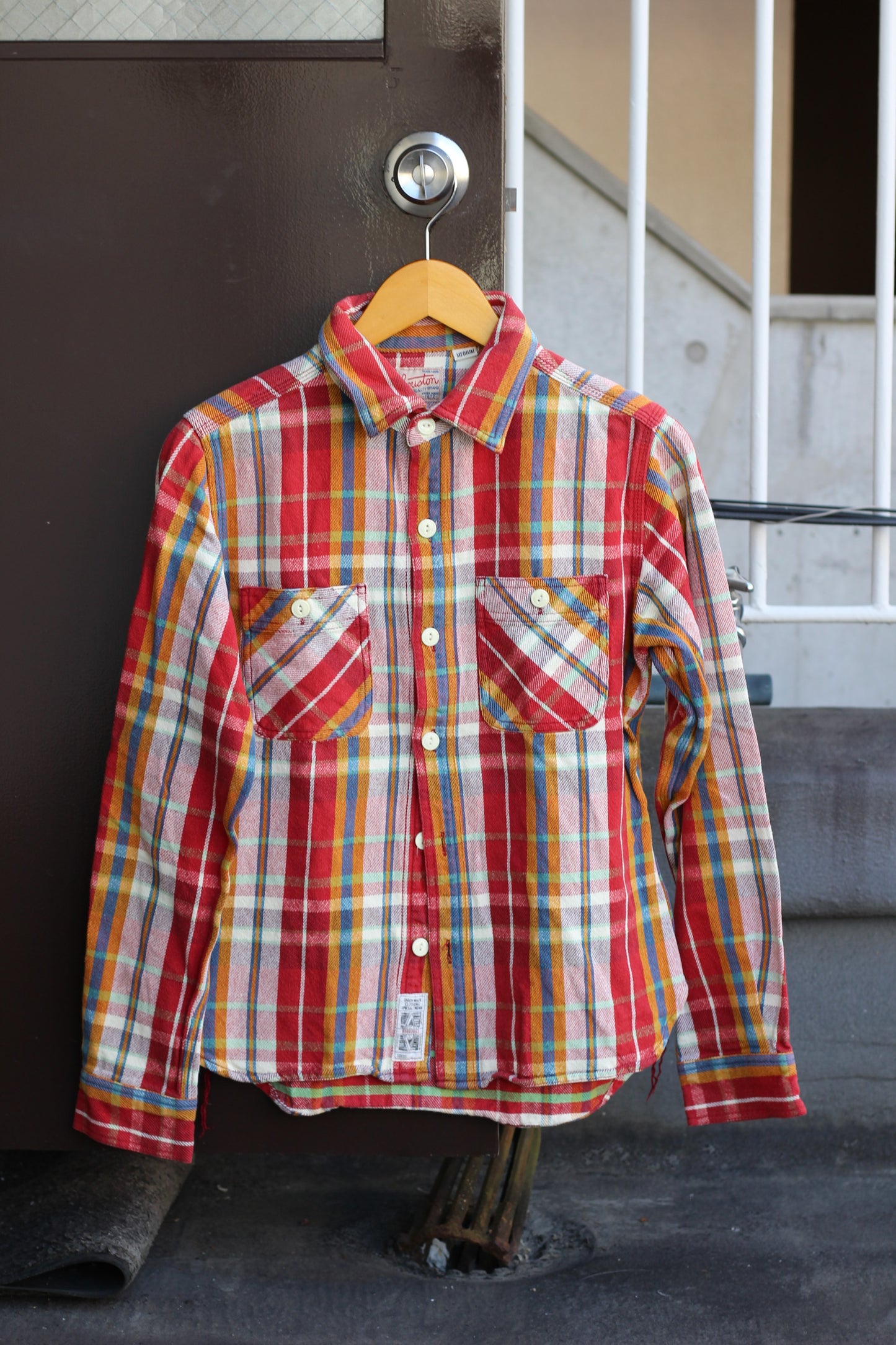 Men's Red Check Flannel Shirt x8点