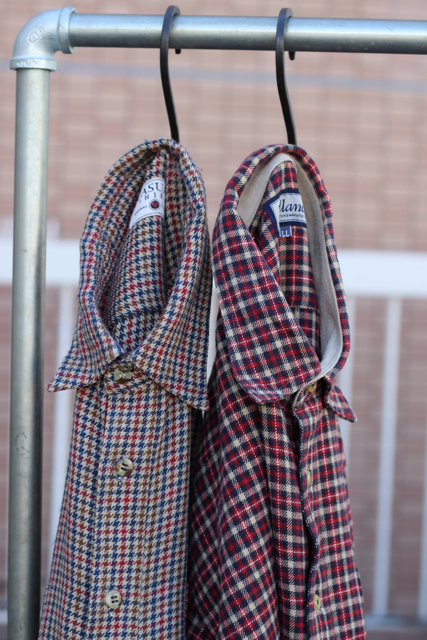 Men's Red Check Flannel Shirt x8点