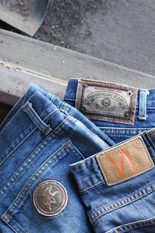 Men's Import Brand Denim Pants x3点