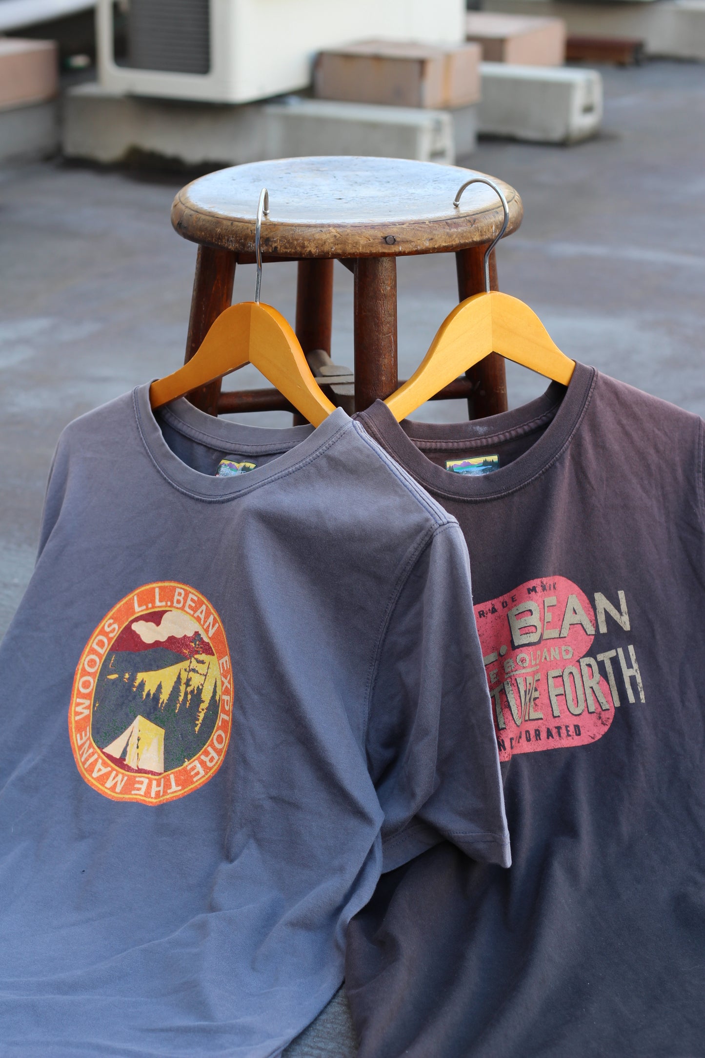 80's L.L. bean Printed T-Shirt x4点