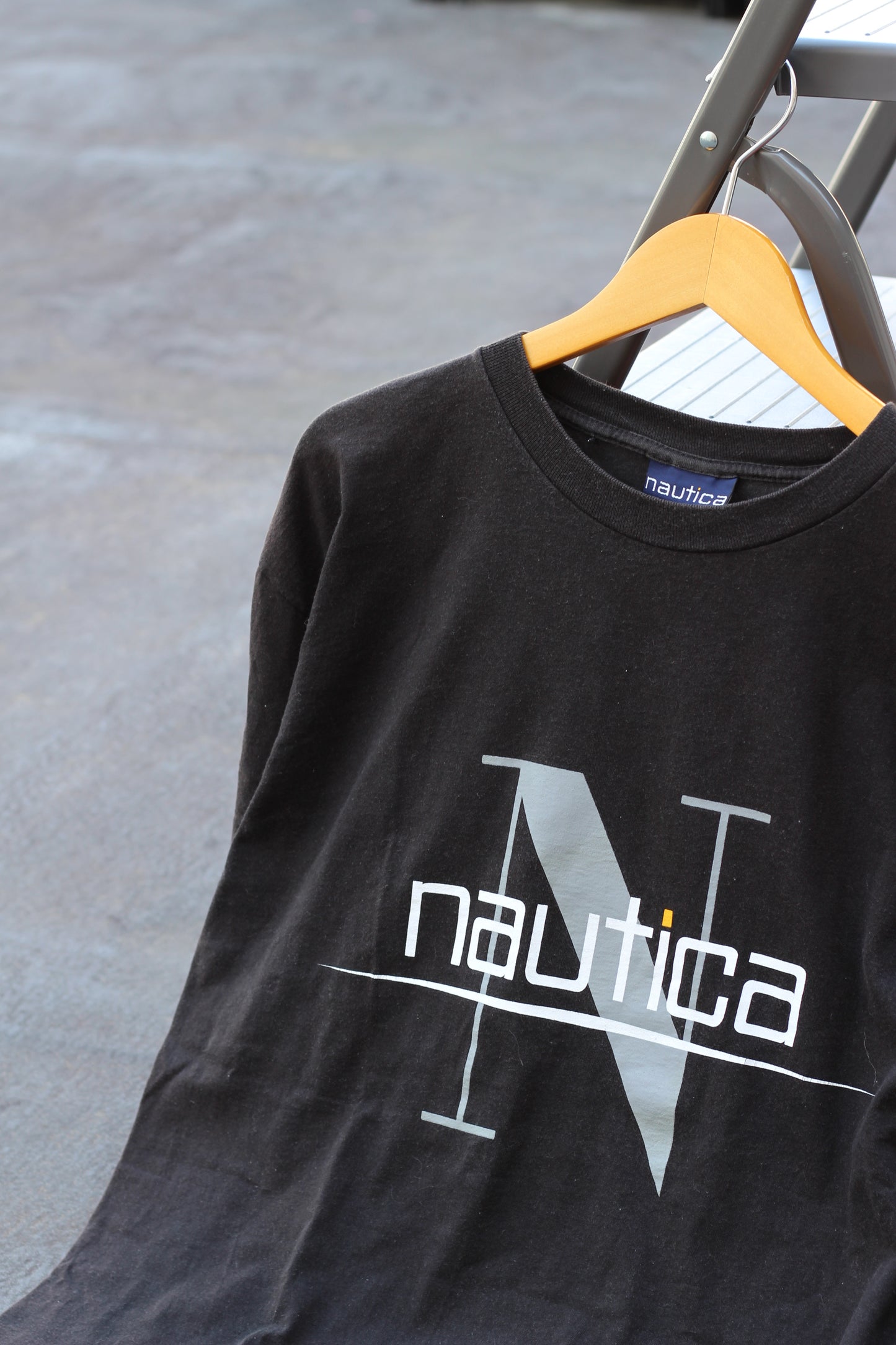 90's Made In USA & Peru Nautica Logo T-Shirt x2点