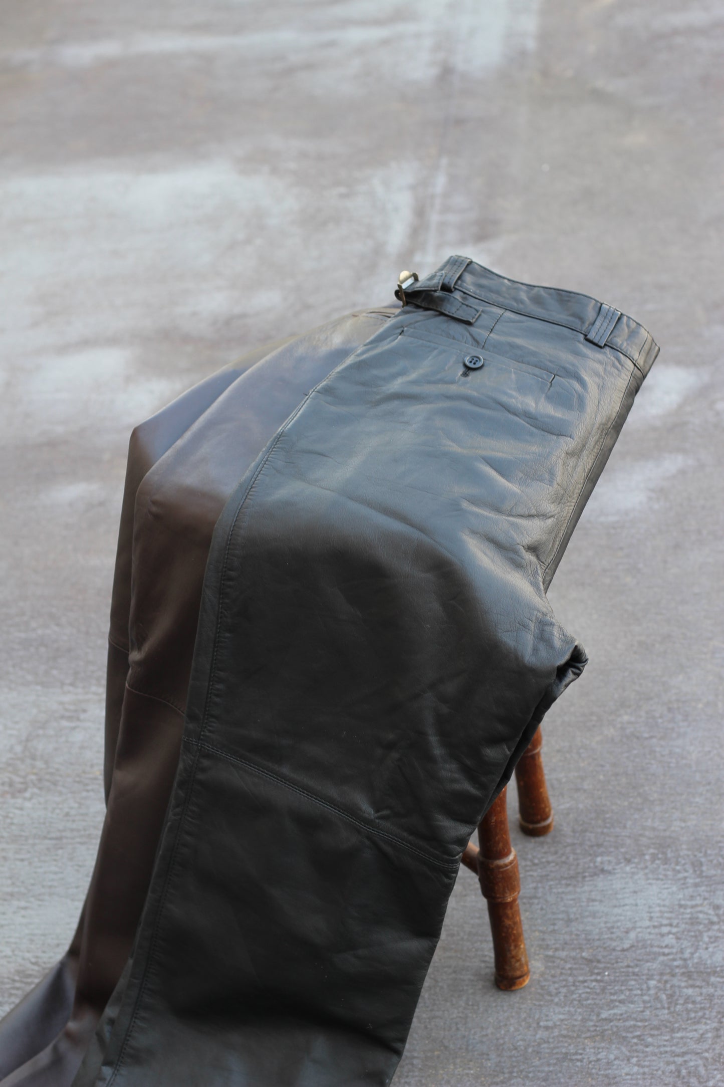 Men's Vintage Leather Pants x2点
