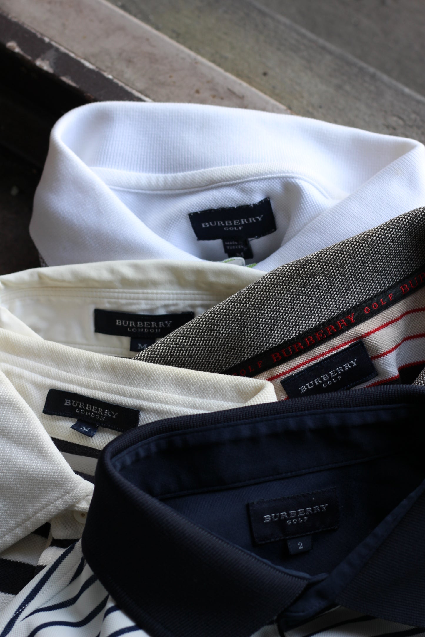 Burberry Striped Short Sleeve Polo Shirt x5点