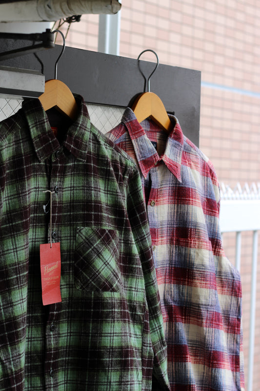 90's Old UNIQLO Flannel Shirt set x2点