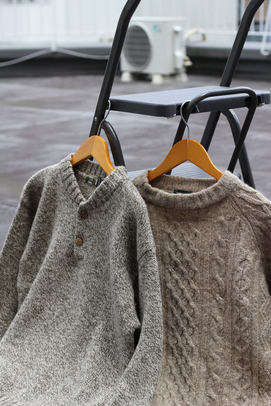 80-90's Old UNIQLO Knit Sweater set x2点