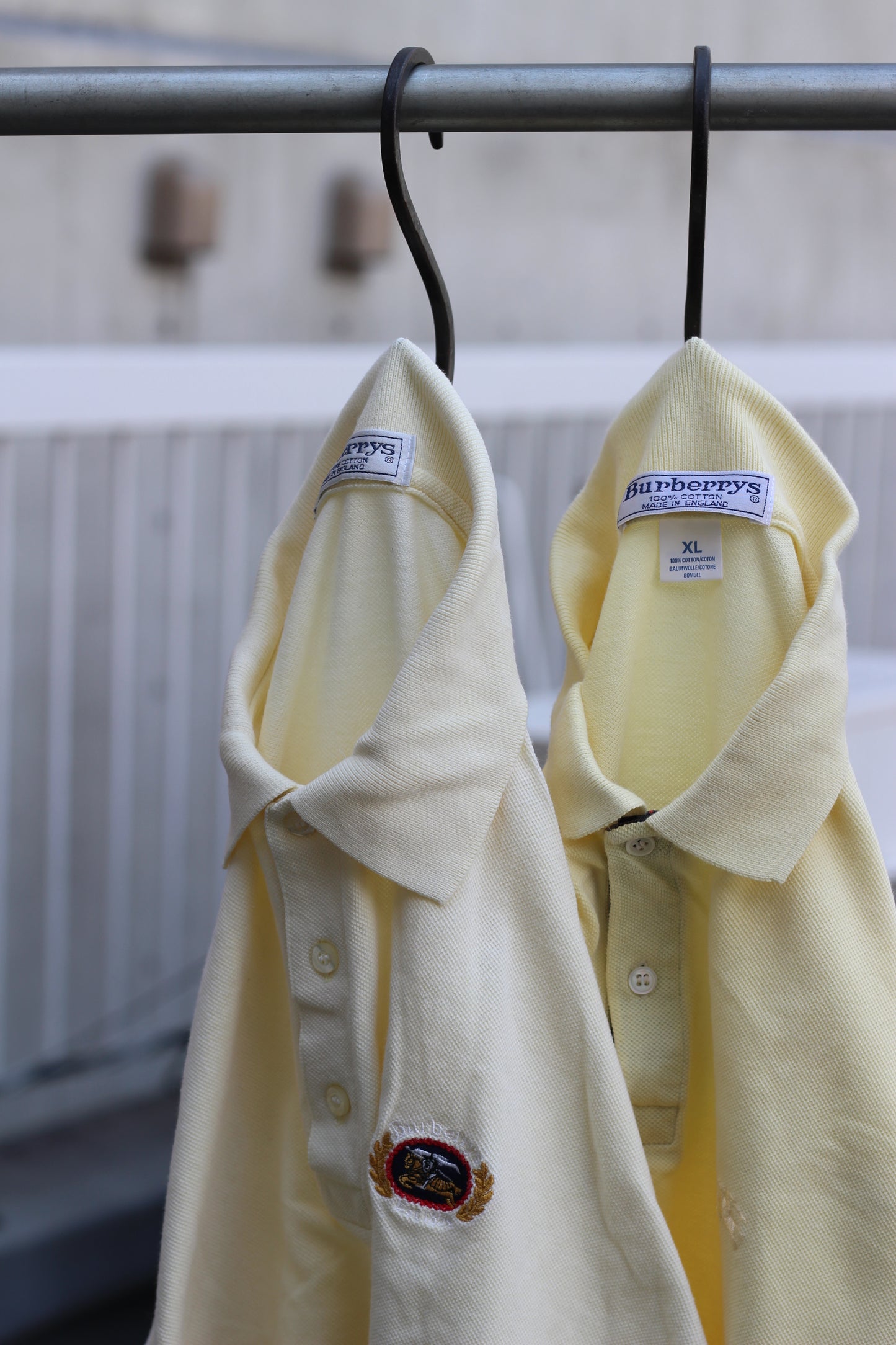 Made In UK Old Burberrys Short Sleeve Polo Shirt x5点