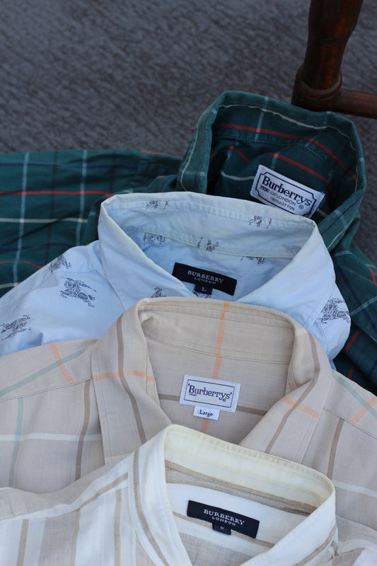 Burberry Men's Short Sleeve Shirt x4点