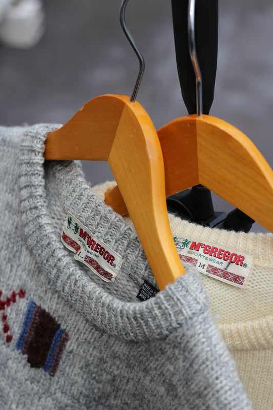 80-90's Mcgregor Vintage Design Knit Sweater set x2点
