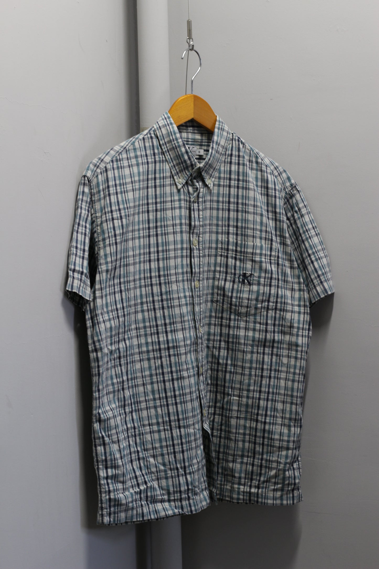Old Calvin Klein Check Short Sleeve Shirt x3点