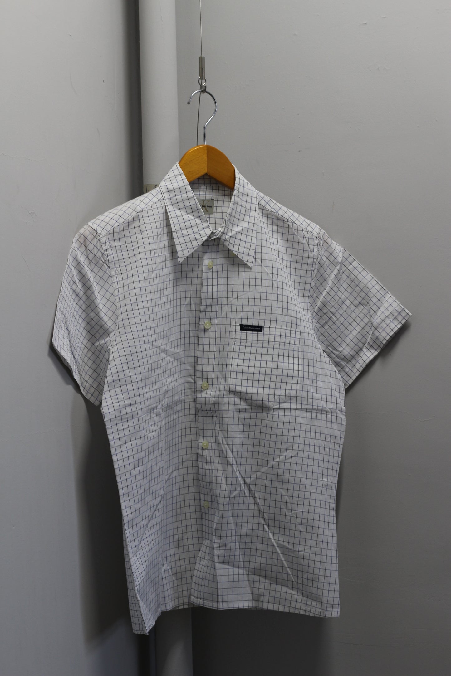 Old Calvin Klein Check Short Sleeve Shirt x3点