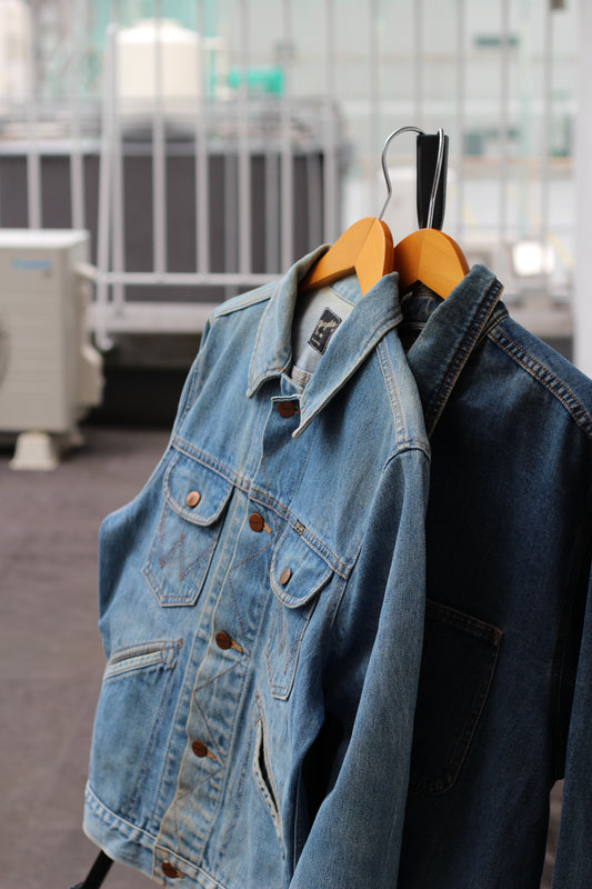 70's Wrangler & 90's Old UNIQLO Vintage Denim Jacket set x2点