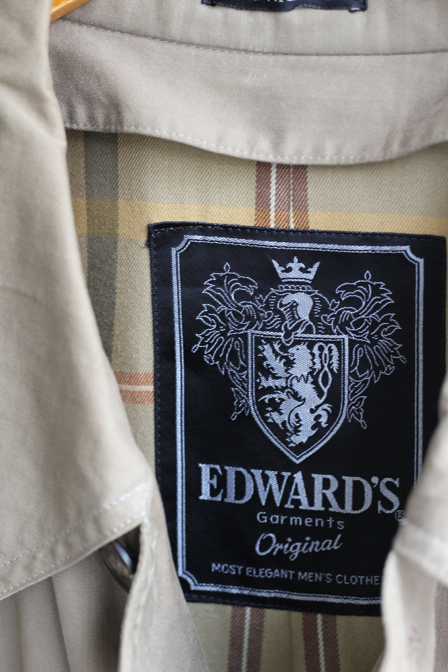 70's Made In USA Sears & Made In Italy Edward's Vintage Trench Coat set x2点