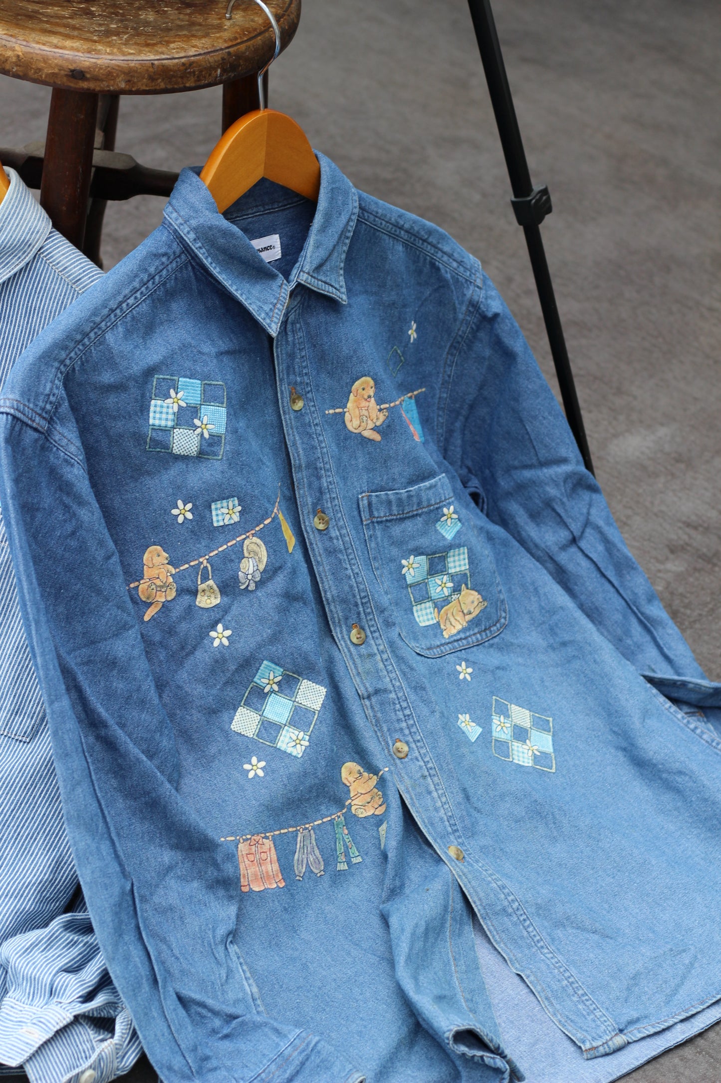 Character Design Denim Shirt x3点