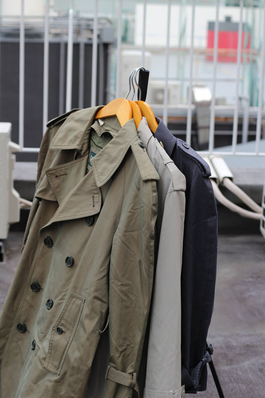 Pierre Cardin & Courrèges & Carven Import Brand Men's Trench Coat set x4点