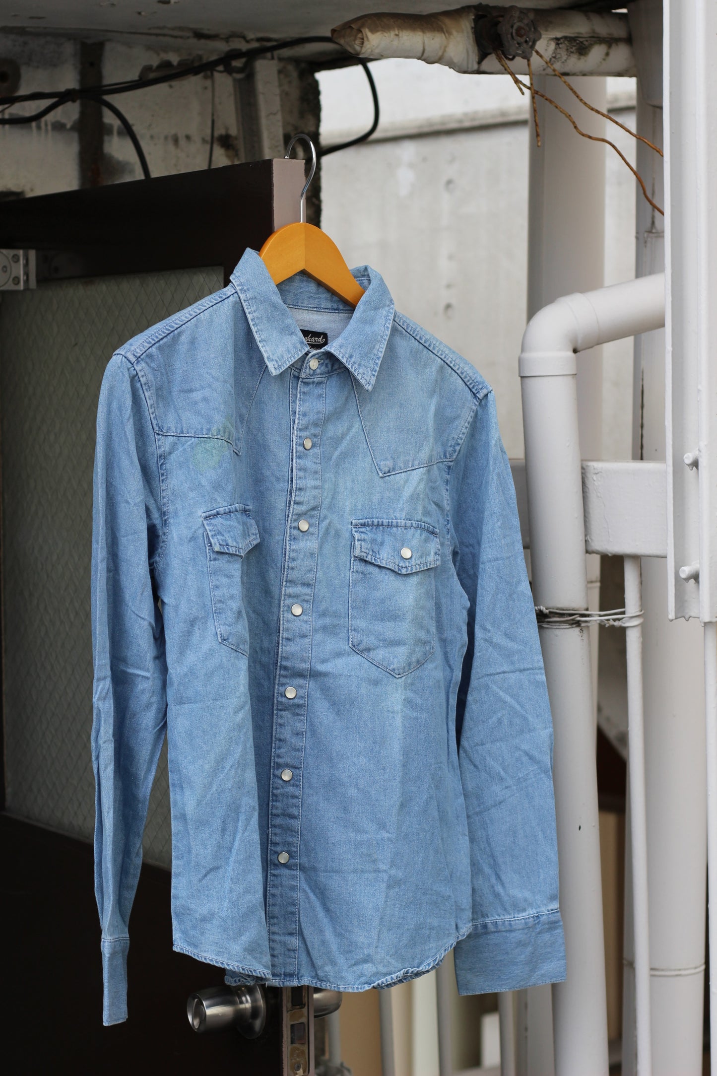 Men's Western Denim Shirt x3点