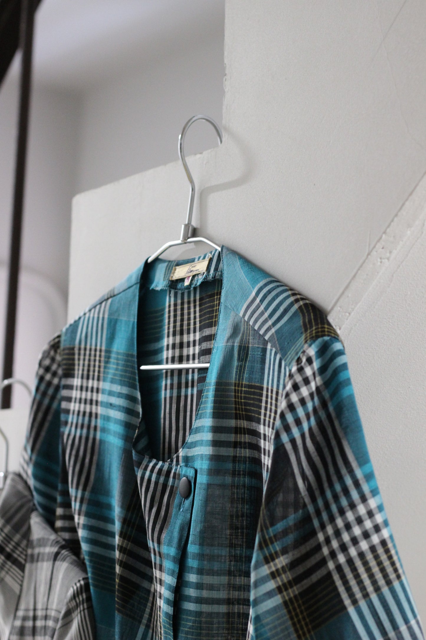 Vintage Check Short Sleeve Blouse x7点