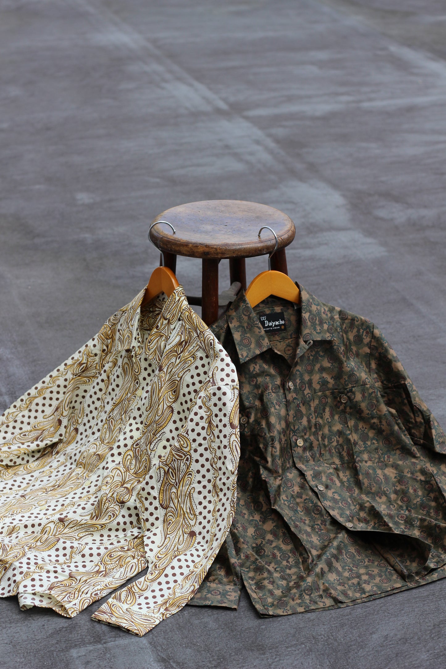 Men's Design Open Collar Long Sleeve Shirt x2点