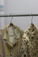 Vintage Flower Short Sleeve Blouse x10点